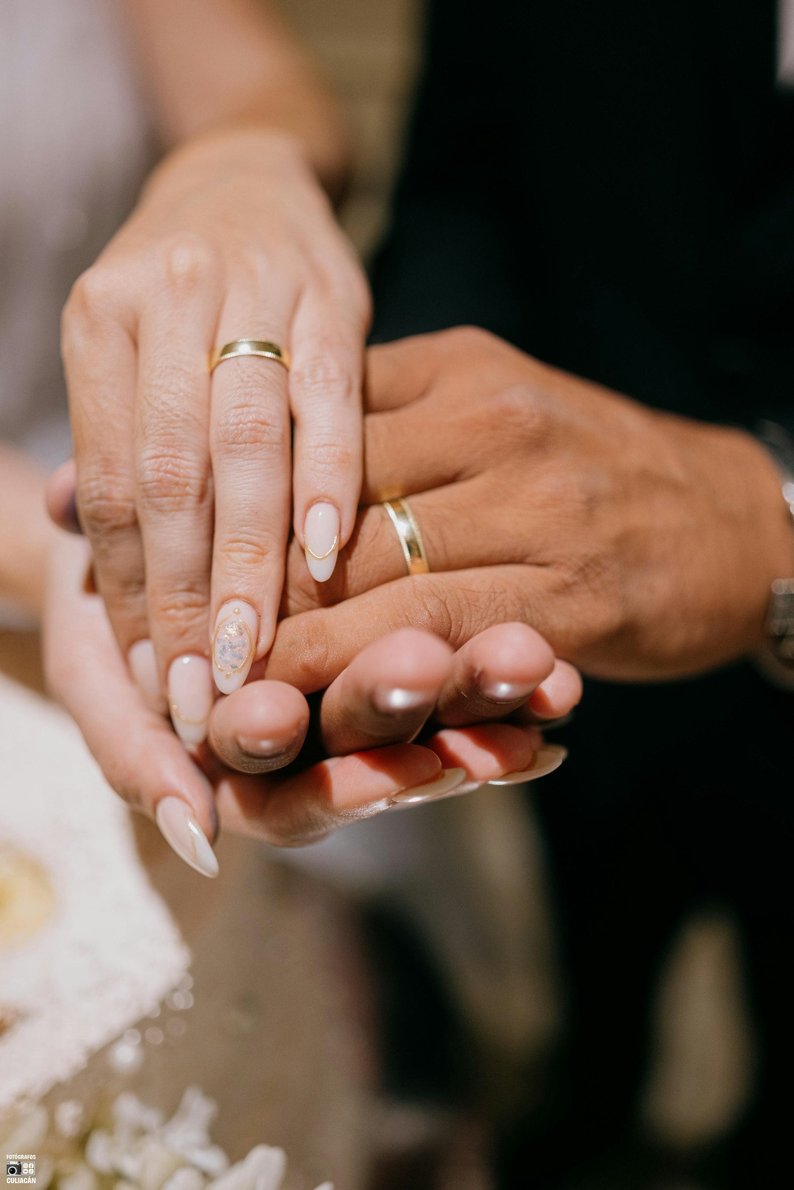 The wedding rings